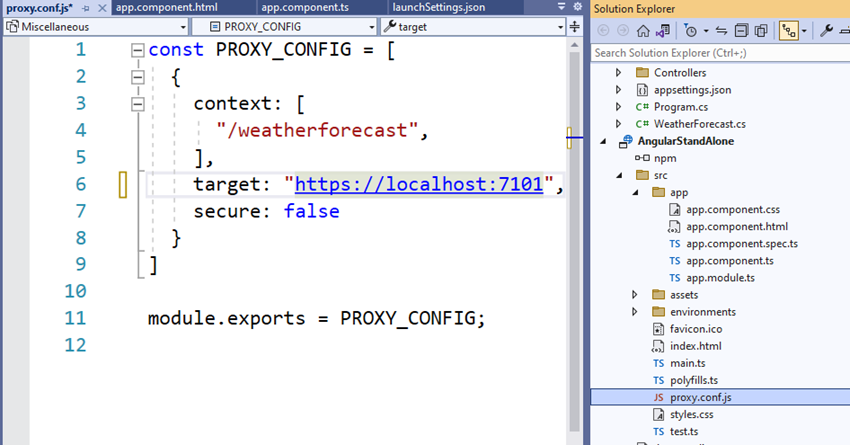 Easy to learn .NET 6.0 and Angular - Getting Started Angular Standalone Template